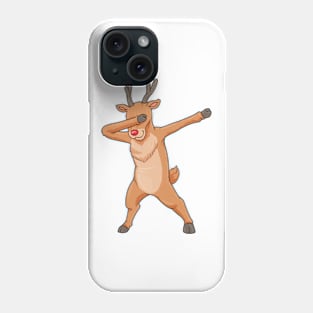 Reindeer on Christmas at Hip Hop Dance Phone Case