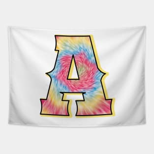 Pastel color tie dye with alpha A Tapestry