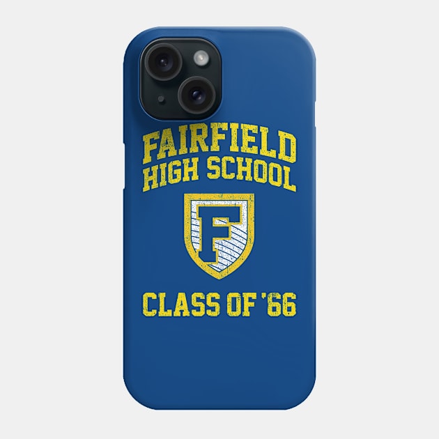 Fairfield High School Class of 66 Phone Case by huckblade