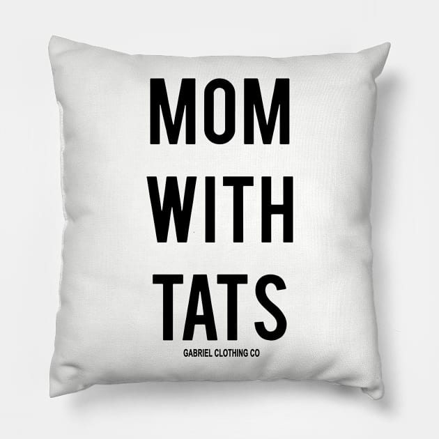 Mom With Tats Mother Mom Pillow by hathanh2