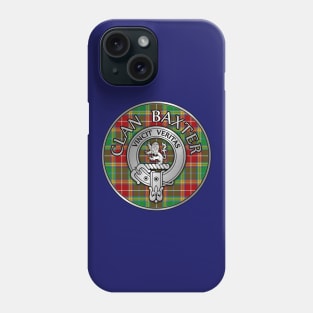 Clan Baxter Crest & Tartan Phone Case