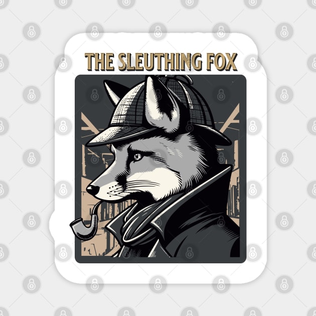 Fox detective Magnet by Create Magnus