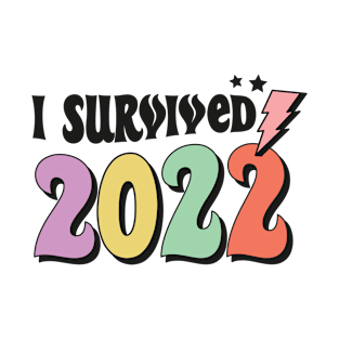 I survived 2022 funny2023 new year christmas gift idea T-Shirt