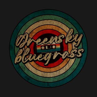 greensky bluegrass  -  Vintage Circle kaset T-Shirt