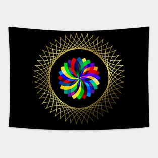 Graphic - geometric - abstract - geometric pattern Tapestry