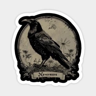 Nevermore - Edgar Allan Poe’s Raven Magnet