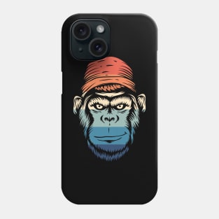 Vintage Smiling Gorilla Phone Case