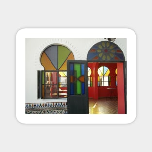 Colourful Windows In Tangier, Morocco Magnet