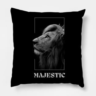 Lionhearted Majesty: Majestic Lion Pillow