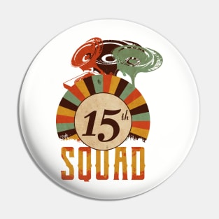 15th anniversary music squad, birthday gift vintage Pin