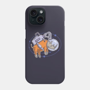 Space Rhino Phone Case