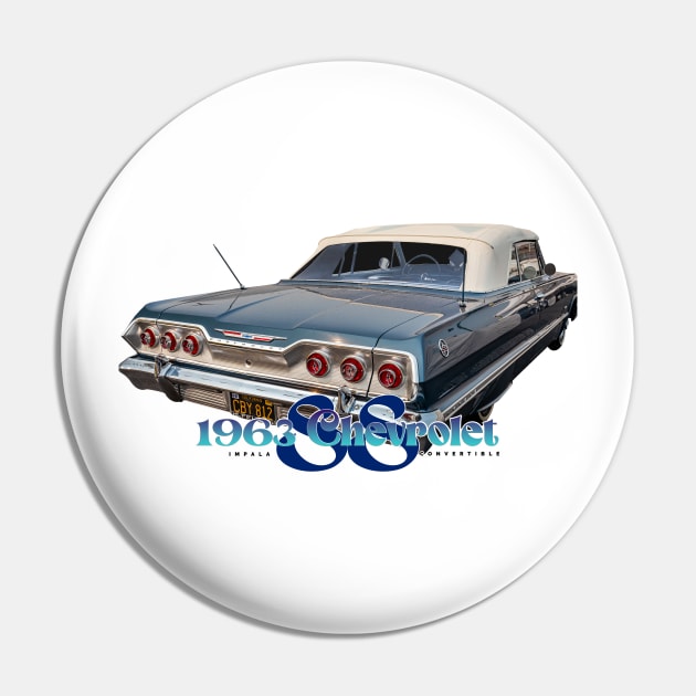 1963 Chevrolet Impala SS Convertible Pin by Gestalt Imagery