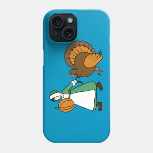 Thanksgiving Pilgrim and Turkey Phone Case