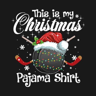 This Is My Christmas Hockey Pajama T-Shirt