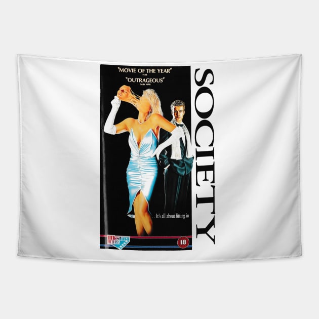 Society Tapestry by VHS Retro T-Shirts