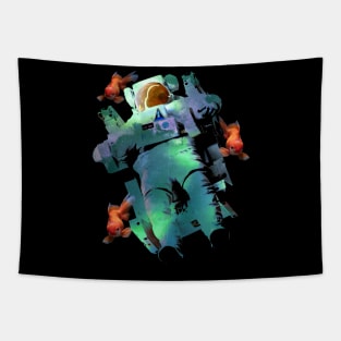 astronaut of the deep sea Tapestry