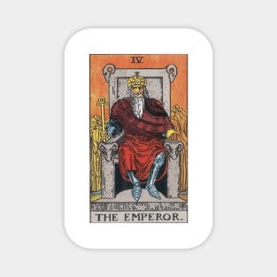 The Emperor, Raider Waite Tarot, Divination Tarot Magnet