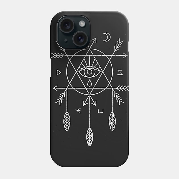 Under His Eye v2 Phone Case by Krobilad