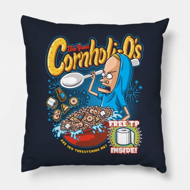 Cornholio's Pillow by Punksthetic