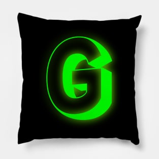 Letter G Letter Art Pillow