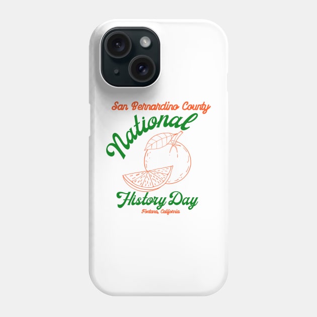 National HistorybDay San Bernardino Phone Case by Sobre Alba