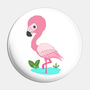 Cute flamingo Pin