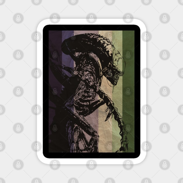 Xenomorph Hunter Magnet by CTShirts