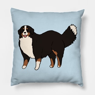 bernese mountain dog Pillow