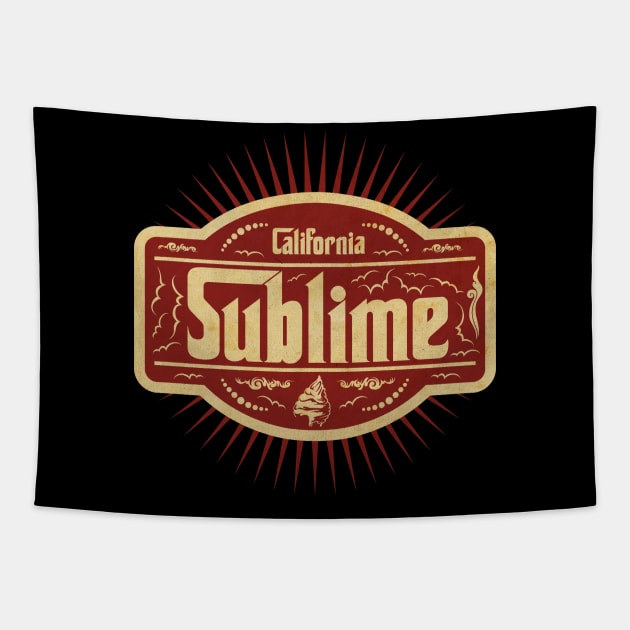 California Vintage Label Tapestry by CTShirts