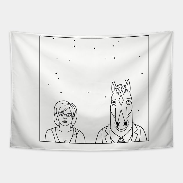 Bojack Horseman - Nice While It Lasted Tapestry by reinmuthis