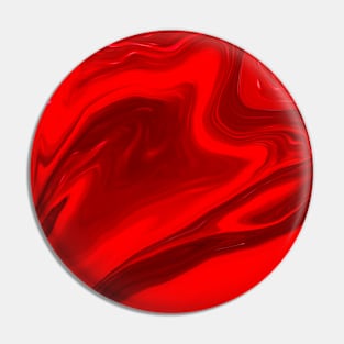 Shades of Red Swirls Original Art Design Pin