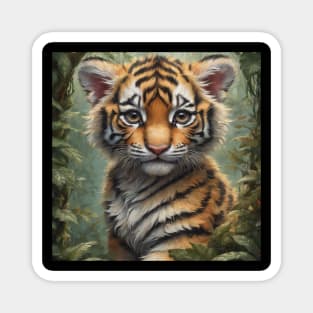 tiger design cute Magnet