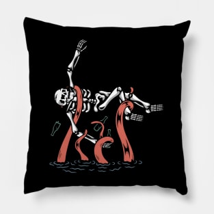 Skull and Octopus Pillow