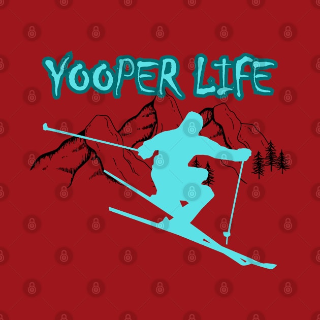 Yooper Life Skiing Mountains by The Yooper Life