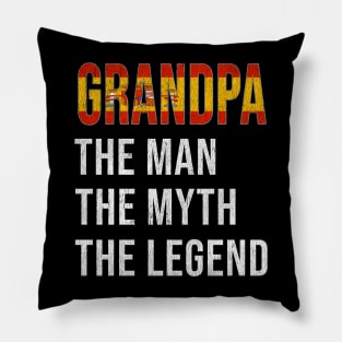 Grand Father Spanish Grandpa The Man The Myth The Legend - Gift for Spanish Dad With Roots From  Spain Pillow