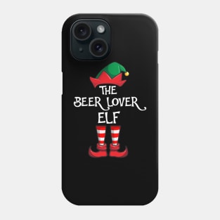 Beer Lover Elf Matching Family Christmas Phone Case