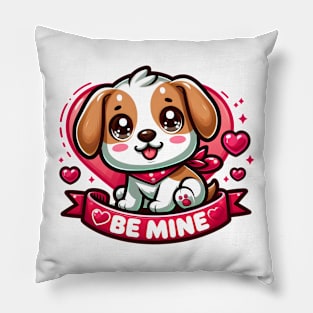 Valentine's Cartoon Delights T-Shirt Pillow