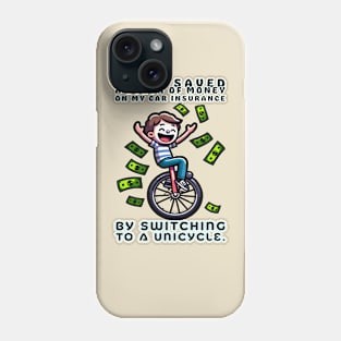 Rich Unicyclist Phone Case