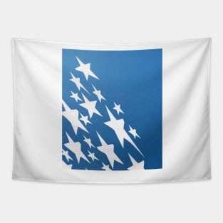 USA 1994 Retro Away Blue Denim Stars Tapestry