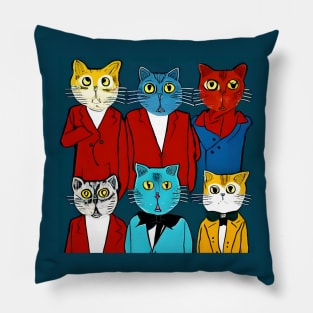 Reservoir Cats Movie Poster Artwork Pillow