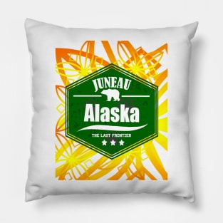 Alaska Aurora, Juneau Pillow