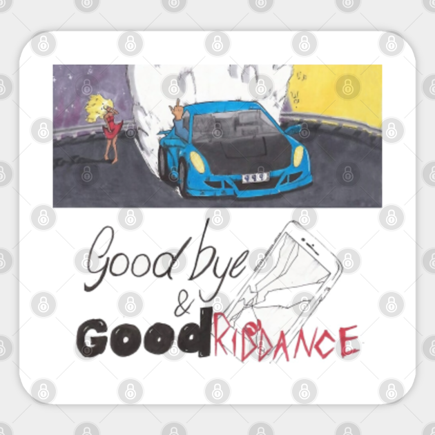 Juice Wrld S Good Bye Good Riddance Rapper Sticker Teepublic Au Suscribete para descargar goodbye and good riddance. teepublic