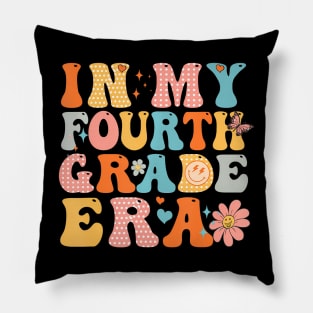 In My Fourth Grade Era Back To School First Day Teacher Pillow