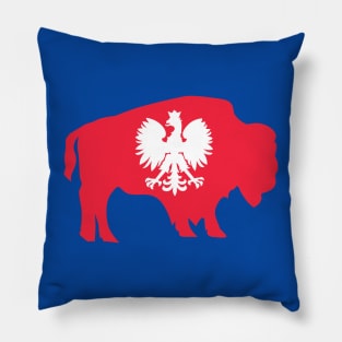 Polish Buffalo NY Polish American Buffalo Dyngus Day Pillow