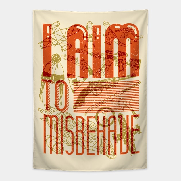 I Aim to Misbehave Tapestry by joshln