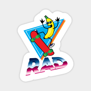 Rad Skater Banana Magnet