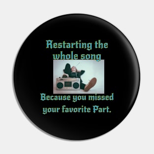 Music meme Pin