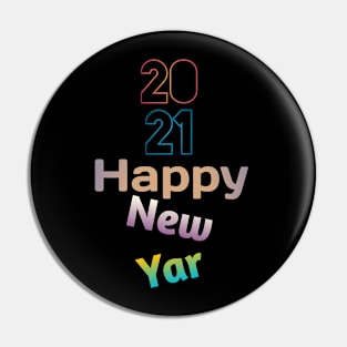 Happy New Year 2021 Pin