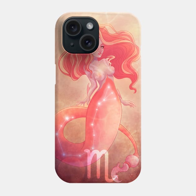 Scorpio Phone Case by lisaspiral