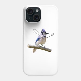 Blue Jay Calls His Shot Phone Case